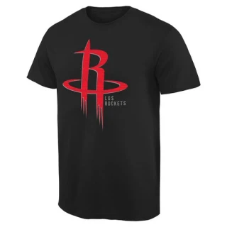 Men's Houston Rockets Black Noches Enebea T-Shirt -