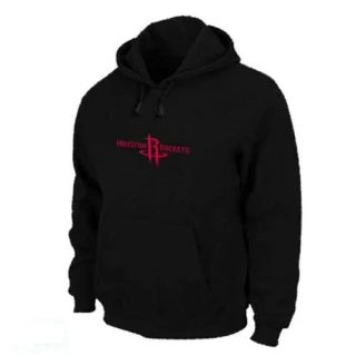 Men's Houston Rockets Black Pullover Hoodie -