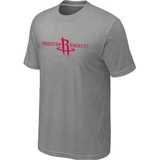 Men's Houston Rockets Grey Big & Tall Primary Logo T-Shirt -