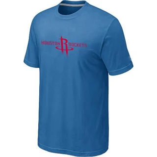 Men's Houston Rockets Light Blue Big & Tall Primary Logo T-Shirt -