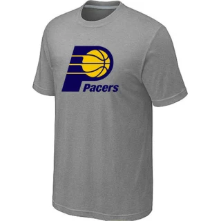 Men's Indiana Pacers Grey Big & Tall Primary Logo T-Shirt -