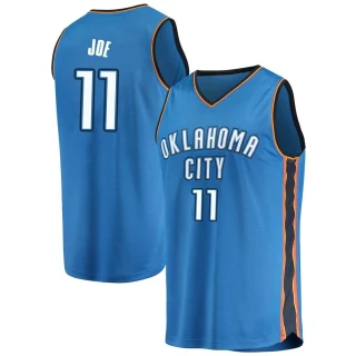 Men's Isaiah Joe Oklahoma City Thunder Blue Fast Break Replica Jersey - Icon Edition