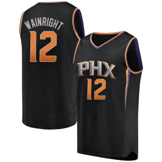 Men's Ish Wainright Phoenix Suns Black Fast Break Jersey - Statement Edition