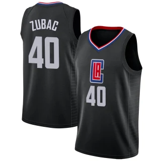 Men's Ivica Zubac Los Angeles Clippers Black Swingman Jersey - Statement Edition