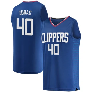 Men's Ivica Zubac Los Angeles Clippers Royal Fast Break Jersey - Icon Edition