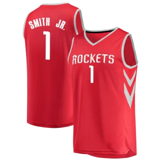 Men's Jabari Smith Jr. Houston Rockets Red Fast Break Jersey - Icon Edition