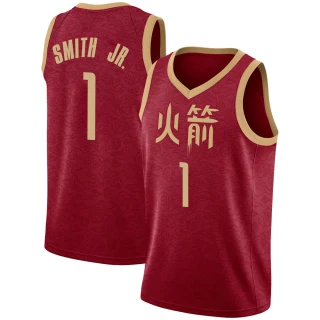 Men's Jabari Smith Jr. Houston Rockets Red Swingman 2018/19 Jersey - City Edition
