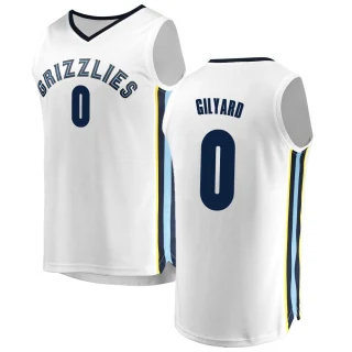 Men's Jacob Gilyard Memphis Grizzlies White Fast Break Jersey - Association Edition
