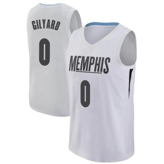 Men's Jacob Gilyard Memphis Grizzlies White Swingman Jersey - City Edition