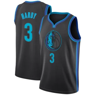 Men's Jaden Hardy Dallas Mavericks Anthracite Swingman 2018/19 Jersey - City Edition