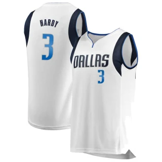 Men's Jaden Hardy Dallas Mavericks White Fast Break Jersey - Association Edition