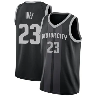 Men's Jaden Ivey Detroit Pistons Black Swingman 2018/19 Jersey - City Edition