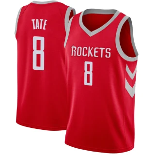 Men's Jae'Sean Tate Houston Rockets Red Swingman Jersey - Icon Edition