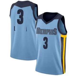 Men's Jake LaRavia Memphis Grizzlies Light Blue Swingman Jersey - Statement Edition