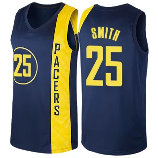 Men's Jalen Smith Indiana Pacers Navy Blue Swingman Jersey - City Edition