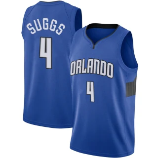 Men's Jalen Suggs Orlando Magic Royal Swingman Jordan Brand 2020/21 Jersey - Statement Edition