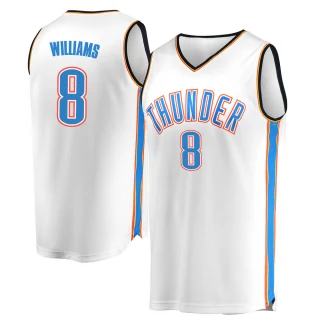 Men's Jalen Williams Oklahoma City Thunder White Fast Break Replica Jersey - Association Edition