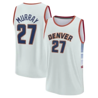 Men's Jamal Murray Denver Nuggets Fast Break Silver 2022/23 City Edition Jersey
