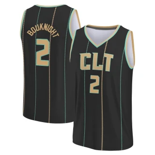 Men's James Bouknight Charlotte Hornets Black Fast Break 2022/23 City Edition Jersey