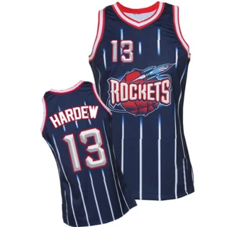 Men's James Harden Houston Rockets Navy Blue Swingman Hardwood Classic Fashion Jersey