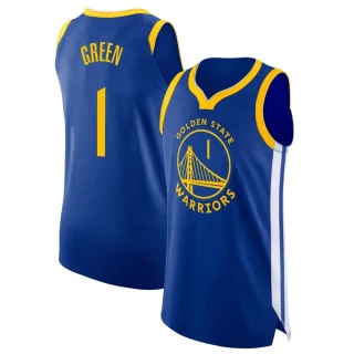 Men's JaMychal Green Golden State Warriors Blue Authentic 2020/21 Jersey - Icon Edition