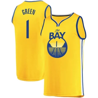 Men's JaMychal Green Golden State Warriors Gold Fast Break 2019/20 Jersey - Statement Edition