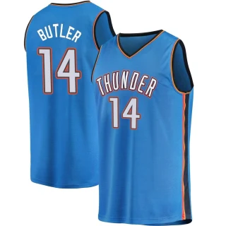 Men's Jared Butler Oklahoma City Thunder Blue Fast Break 2019/20 Jersey - Icon Edition