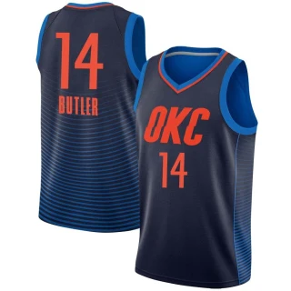 Men's Jared Butler Oklahoma City Thunder Navy Swingman Jersey - Statement Edition