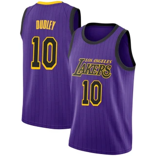 Men's Jared Dudley Los Angeles Lakers Purple Swingman 2018/19 Jersey - City Edition