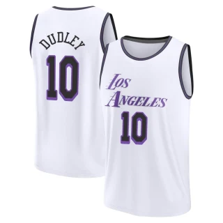 Men's Jared Dudley Los Angeles Lakers White Fast Break 2022/23 City Edition Jersey