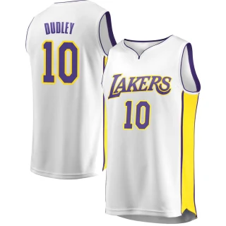 Men's Jared Dudley Los Angeles Lakers White Fast Break Jersey - Association Edition