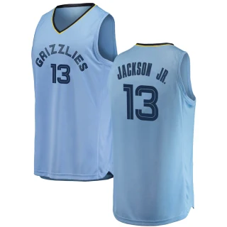 Men's Jaren Jackson Jr. Memphis Grizzlies Light Blue Swingman 2018/19 Jersey - Statement Edition