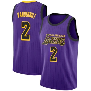Men's Jarred Vanderbilt Los Angeles Lakers Purple Swingman 2018/19 Jersey - City Edition