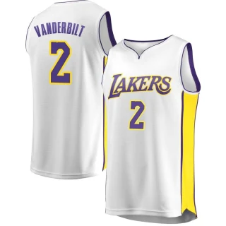Men's Jarred Vanderbilt Los Angeles Lakers White Fast Break Jersey - Association Edition