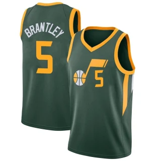 Men's Jarrell Brantley Utah Jazz Green Swingman 2018/19 Jersey - City Edition