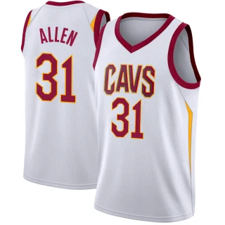 Men's Jarrett Allen Cleveland Cavaliers White Swingman Jersey - Association Edition