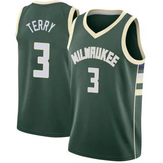 Men's Jason Terry Milwaukee Bucks Green Swingman Jersey - Icon Edition