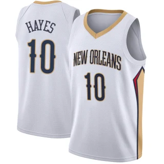 Men's Jaxson Hayes New Orleans Pelicans White Swingman Jersey - Association Edition