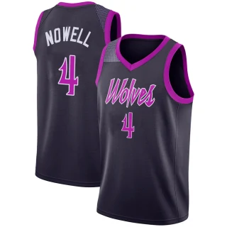 Men's Jaylen Nowell Minnesota Timberwolves Purple Swingman 2018/19 Jersey - City Edition