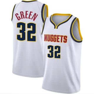 Men's Jeff Green Denver Nuggets White Swingman 2020/21 Jersey - Association Edition