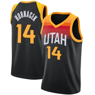 Men's Jeff Hornacek Utah Jazz Black Swingman Jaz 2021/22 Diamond Icon Edition Jersey