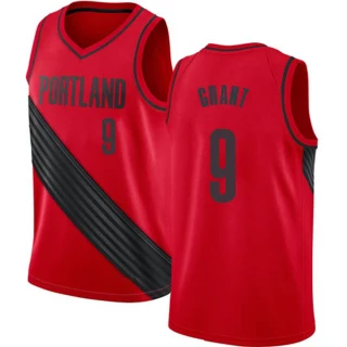 Men's Jerami Grant Portland Trail Blazers Red Swingman Jersey - Statement Edition