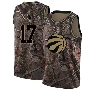 Men's Jeremy Lin Toronto Raptors Camo Swingman Realtree Collection Jersey