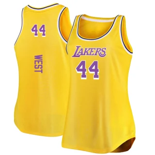 Men's Jerry West Los Angeles Lakers Gold Authentic 2020/21 Jersey - Icon Edition