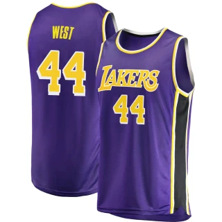 Men's Jerry West Los Angeles Lakers Purple Swingman 2018/19 Jersey - Statement Edition