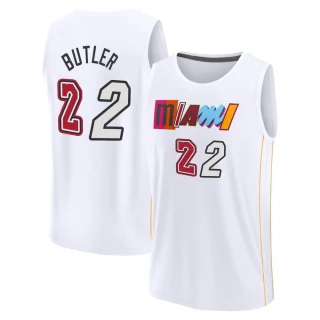 Men's Jimmy Butler Miami Heat White Fast Break 2022/23 City Edition Jersey