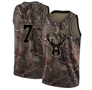 Men's Joe Ingles Milwaukee Bucks Camo Swingman Realtree Collection Jersey