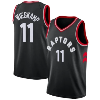 Men's Joe Wieskamp Toronto Raptors Black Swingman Jersey - Statement Edition
