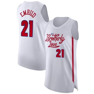 Men's Joel Embiid Philadelphia 76ers White Authentic 2022/23 City Edition Jersey