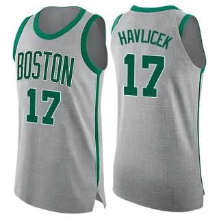 Men's John Havlicek Boston Celtics Gray Swingman Jersey - City Edition